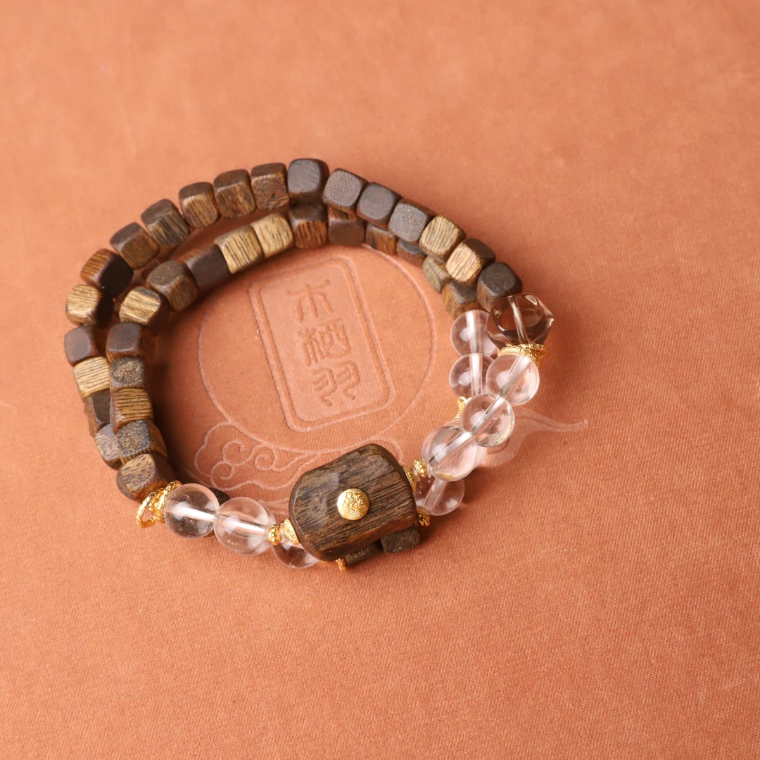 沉香【素化森林】沉香新国风国潮手串