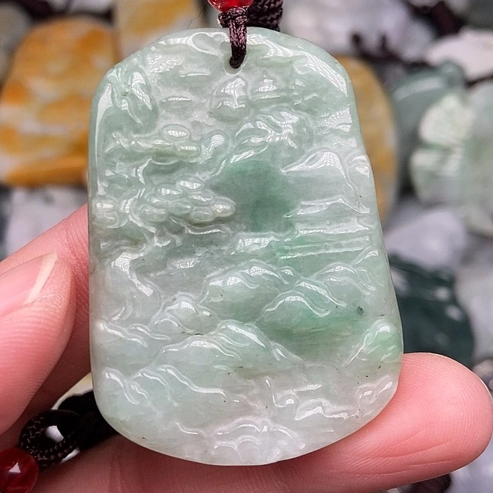 颈饰未镶嵌翡翠翡翠