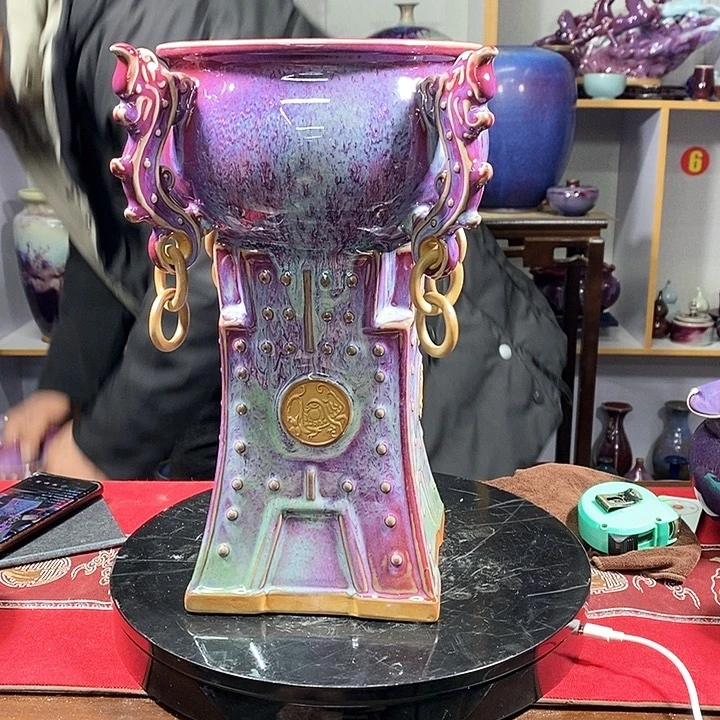 瓶中国神垕精品钧瓷