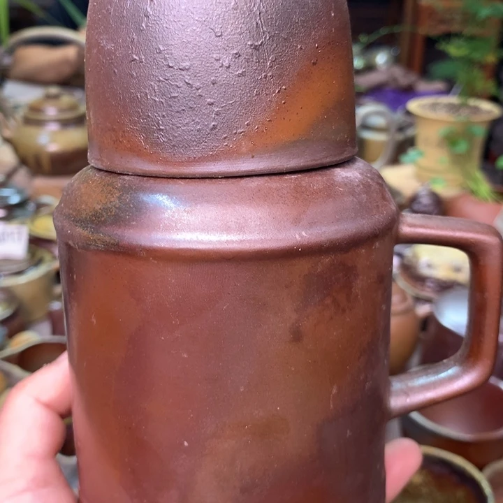 茶壶紫砂纯自然高温无釉裸柴烧
