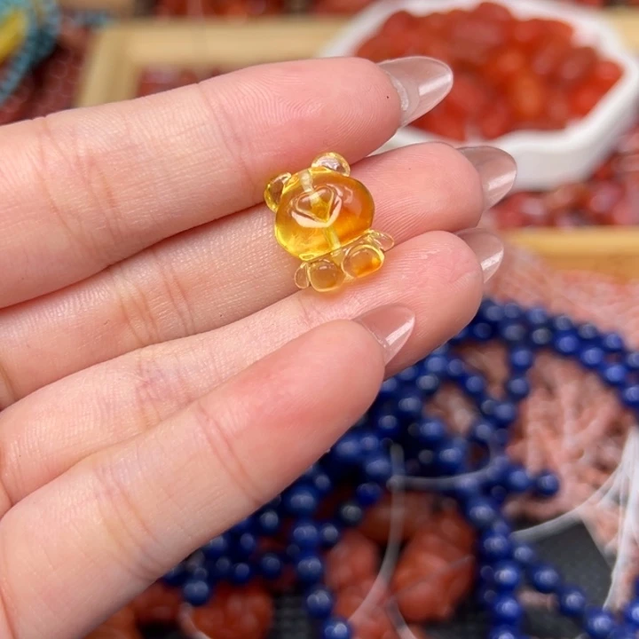 江***～琥珀吊坠(不含链)未镶嵌