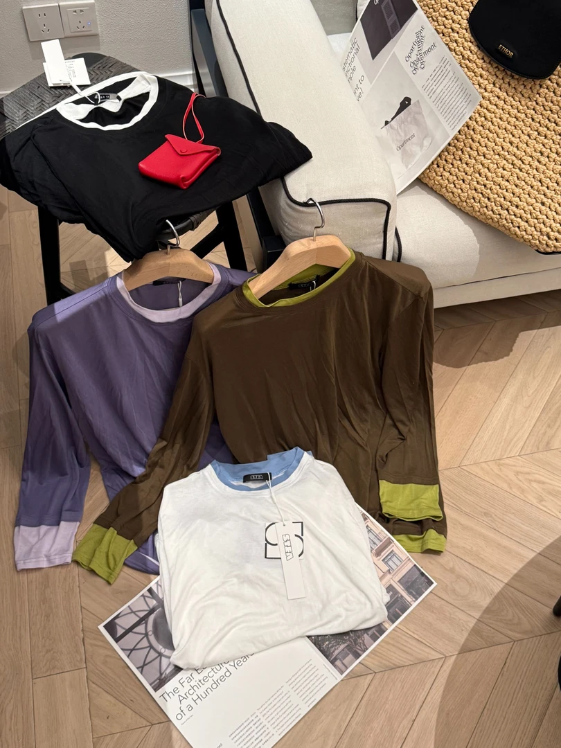 设计师品牌 STEAStudios 假两件面膜T 小众设计师品牌