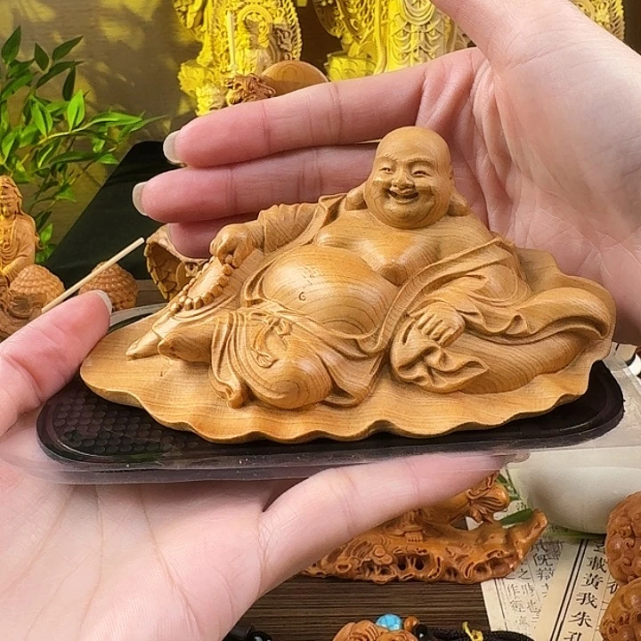 柏木（崖柏）荷叶弥勒经典款