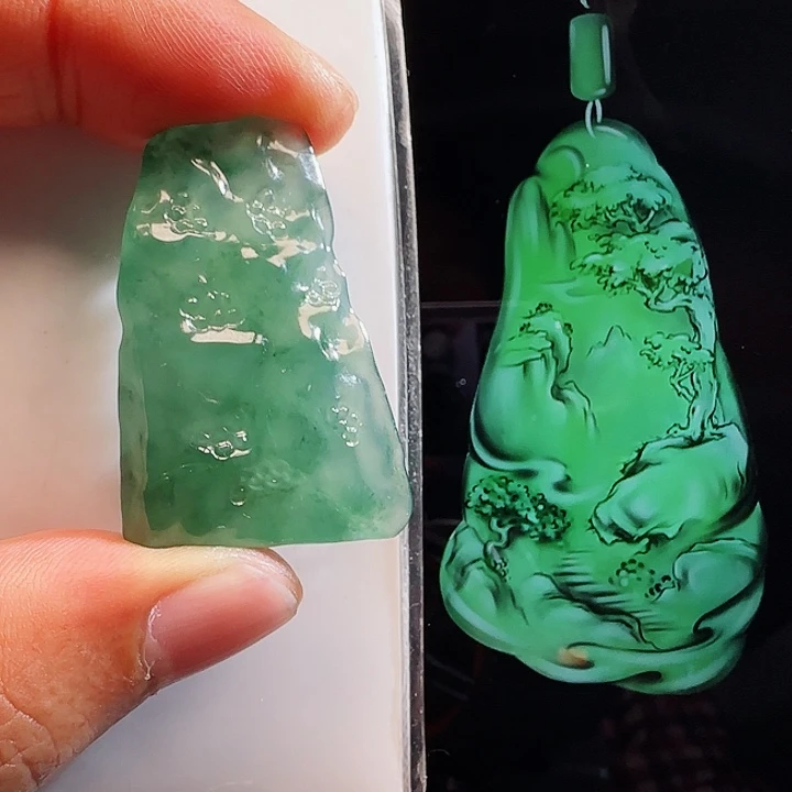 定制翡翠未镶嵌翡翠首饰