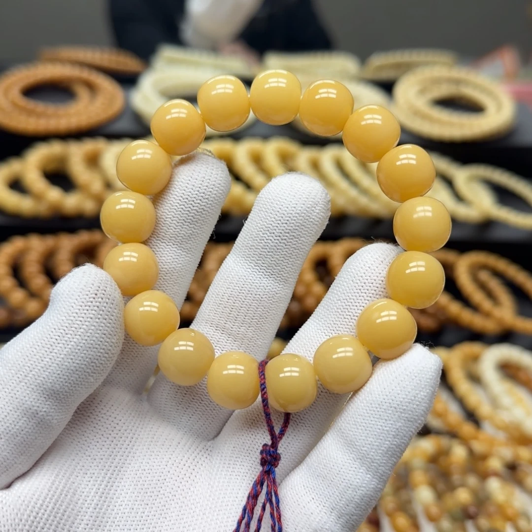 菩提根/象牙果手串卡14 珑珠 10年 微瑕