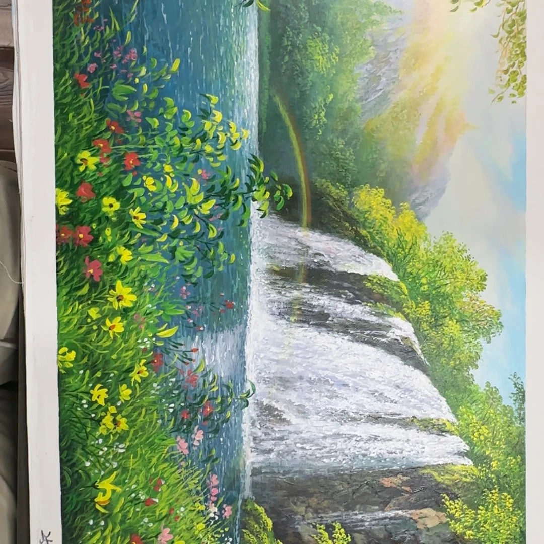 油画加油加油努力加油加油