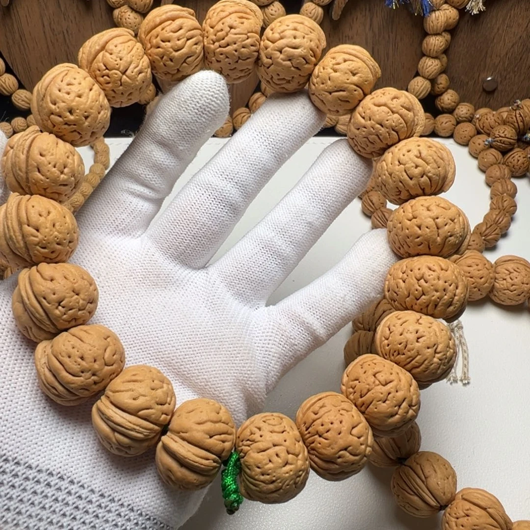 半***欢核桃手串/手链22鲨鱼背一道筋桃核手持