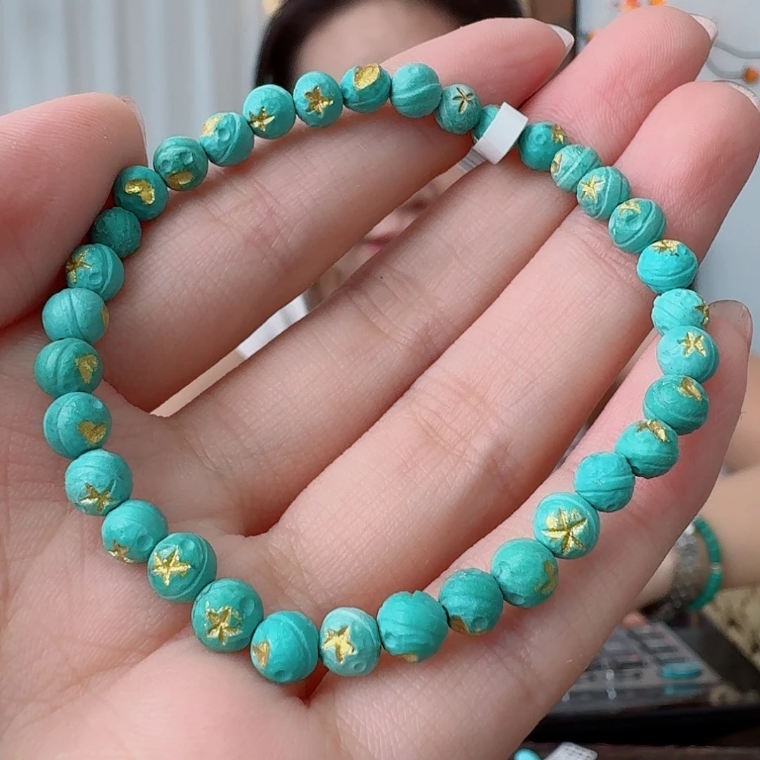 未镶嵌绿松石珠宝奇石