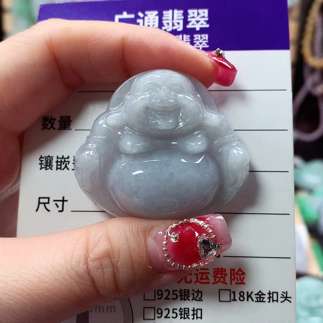 翡翠颈饰未镶嵌佛公