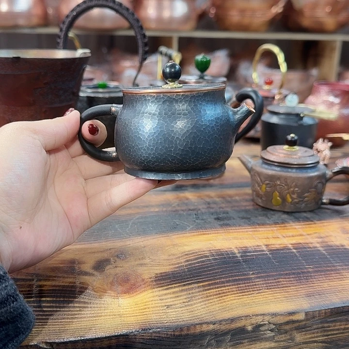 紫铜手工制作一张打汉瓦