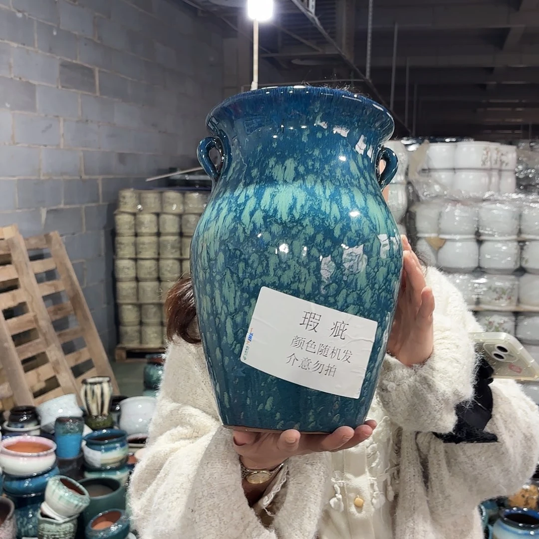 瑕疵一个高32/20红陶