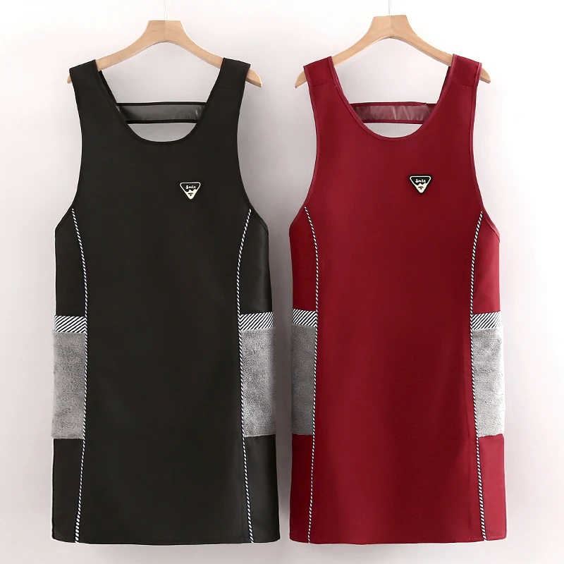 做饭厨房印字防水防油围裙家用时尚适中韩版2025新款围腰女士工作