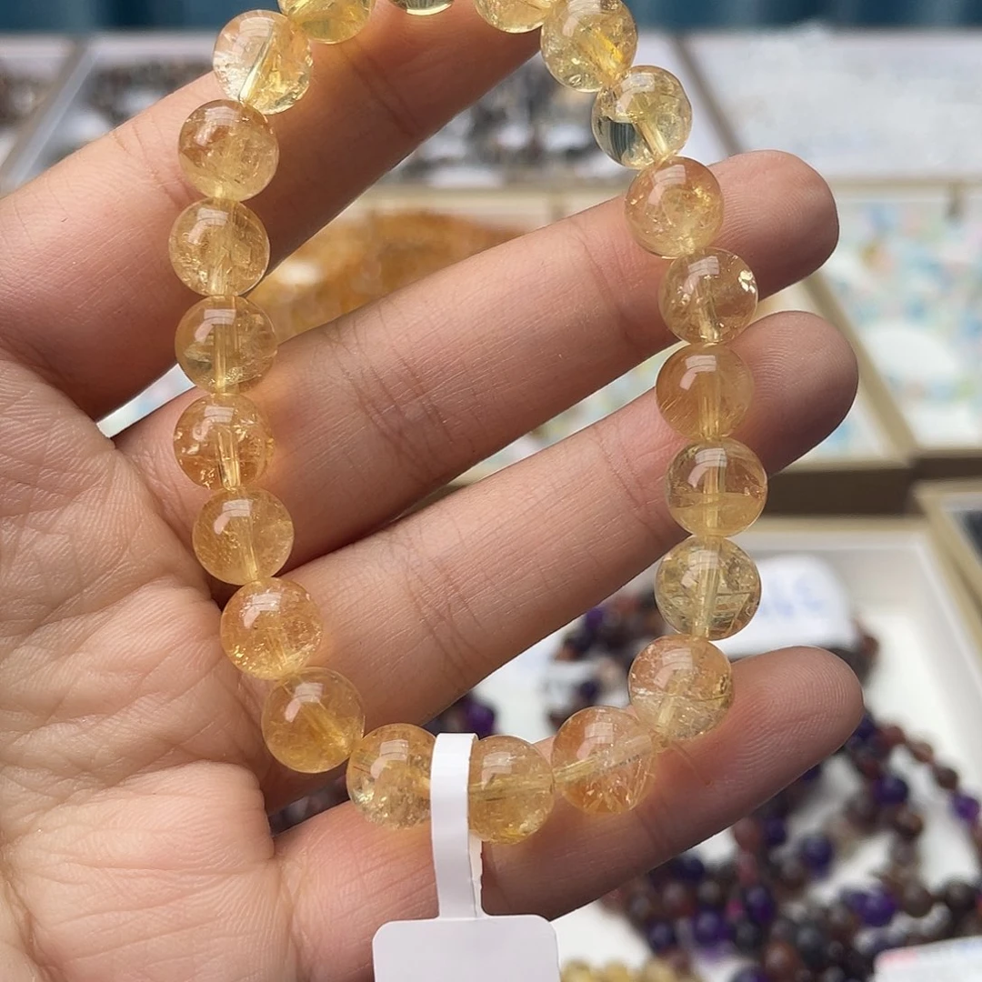 水晶手链未镶嵌黄阿赛
