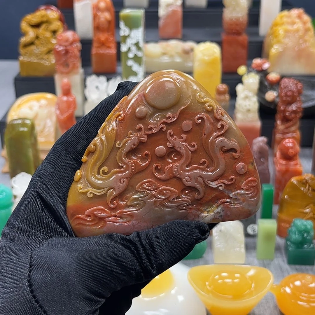 寿山石印石包邮包刻6893