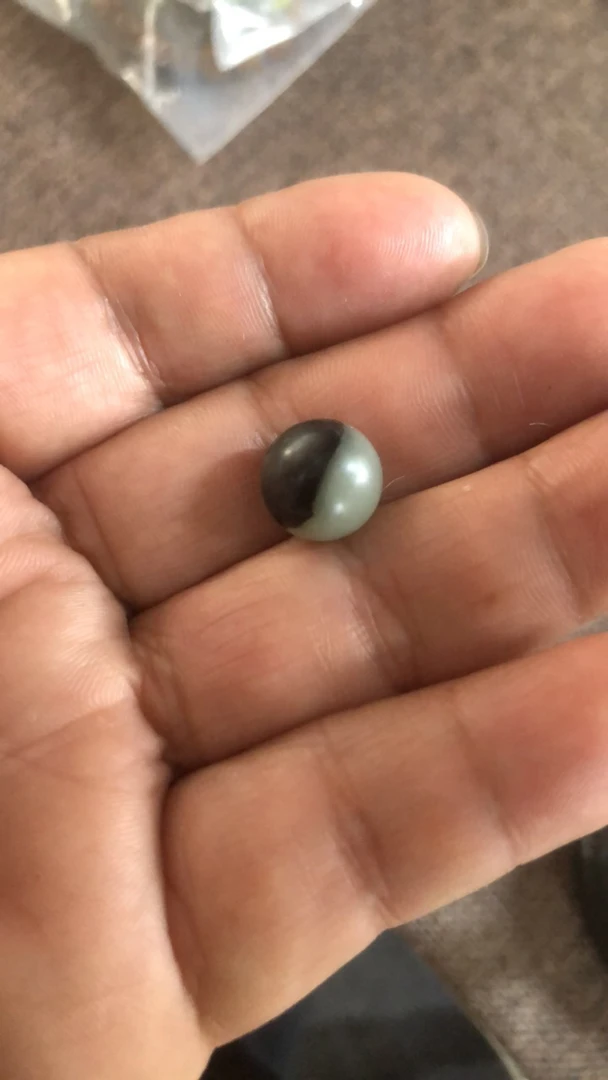 和田玉青花12单珠