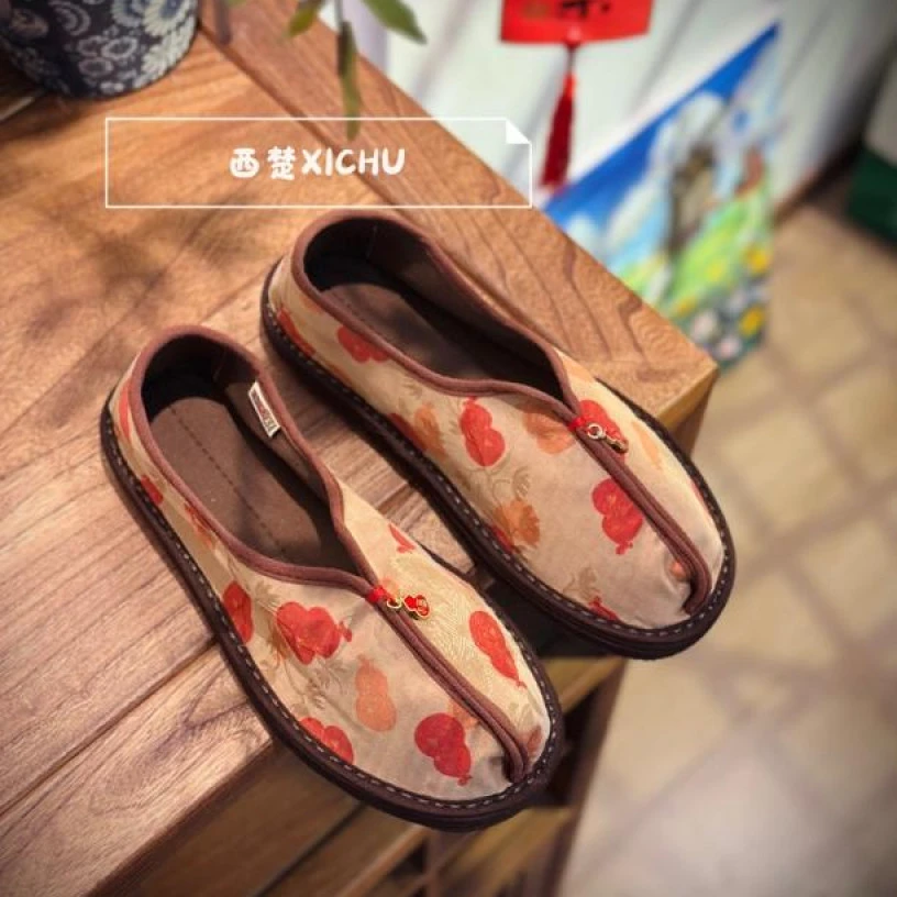 西楚福禄-【新款-西楚XICHU手工千层底布鞋】