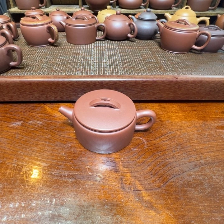 紫砂茶壶明***心宜兴紫砂工艺美术精品