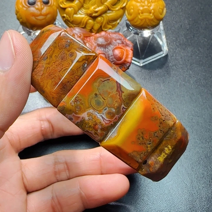 玛瑙/玉髓战国红未镶嵌岁**好