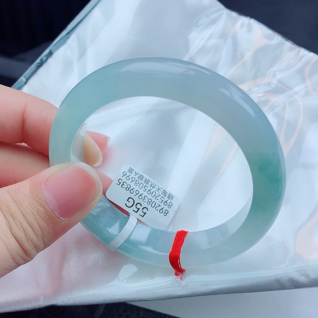 翡翠手镯未镶嵌天然缅甸翡翠A货手镯