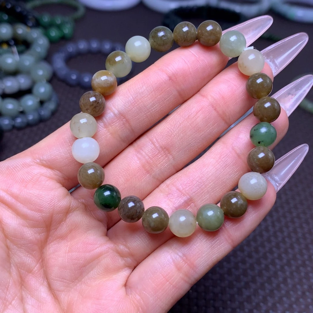 未镶嵌手串和田玉卡10