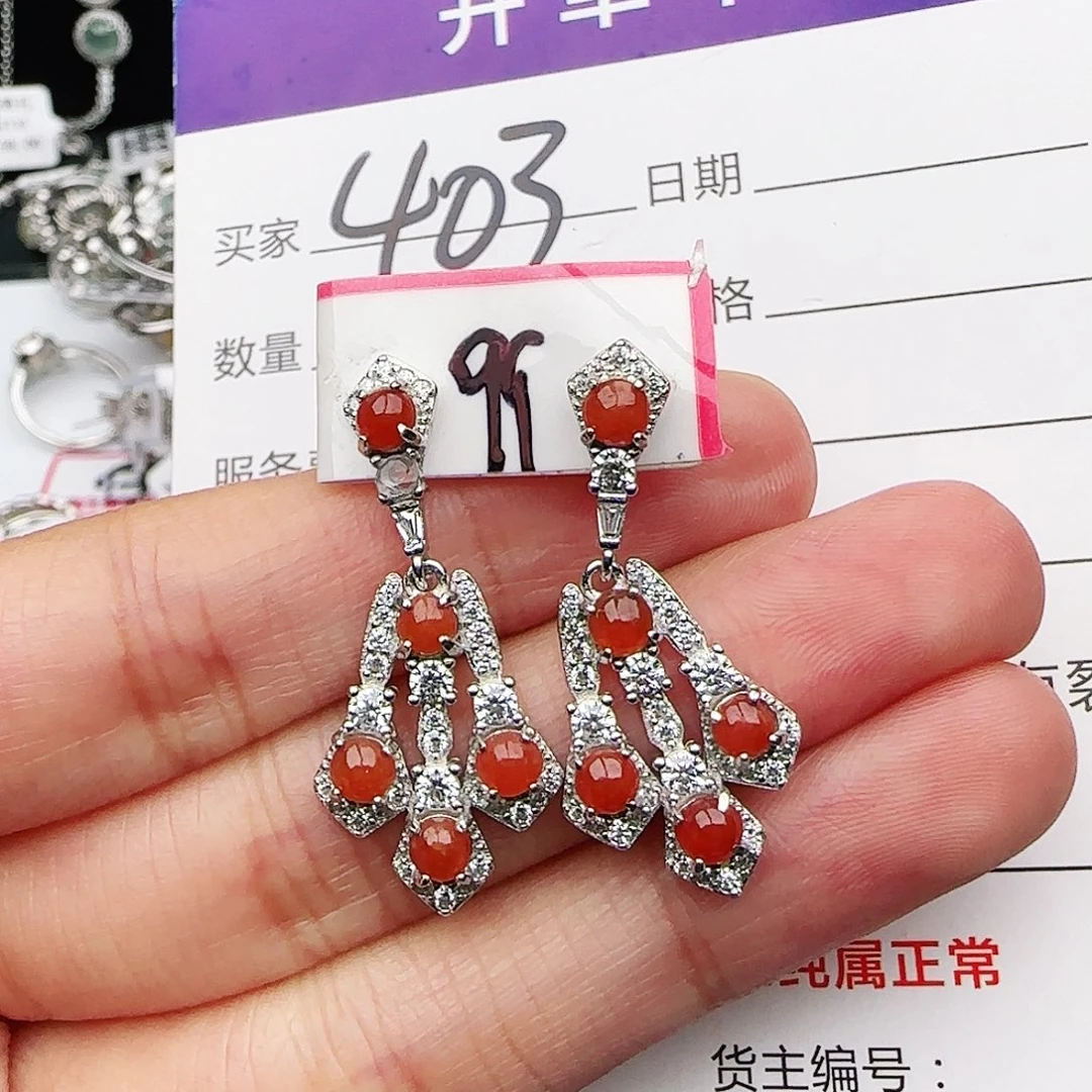 银S925镶嵌戒指翡翠戒指