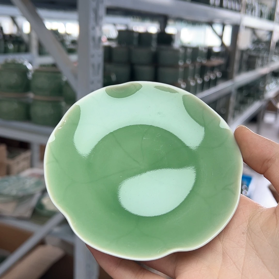 龙泉云间青瓷小米茶器