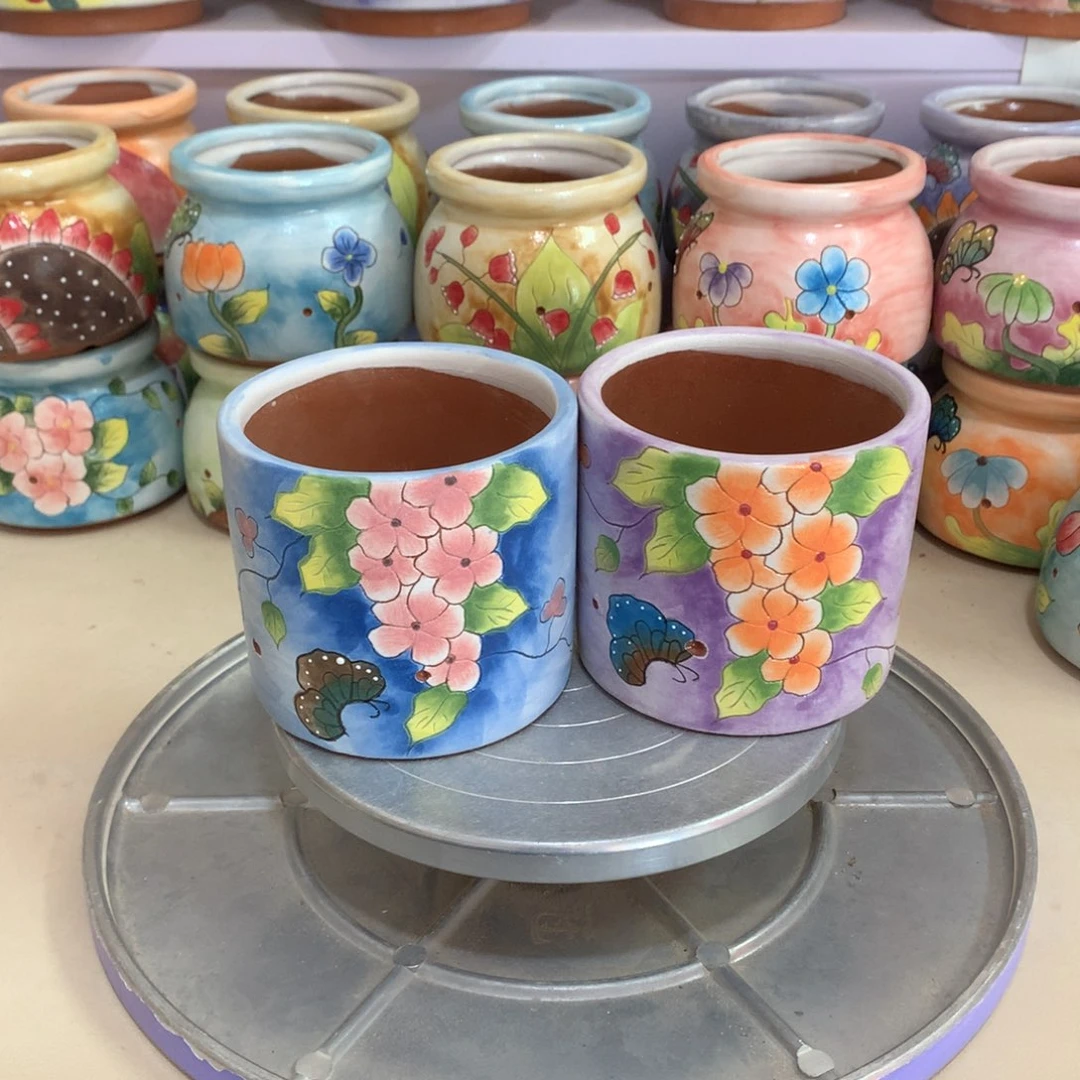 福利花盆，手绘花盆