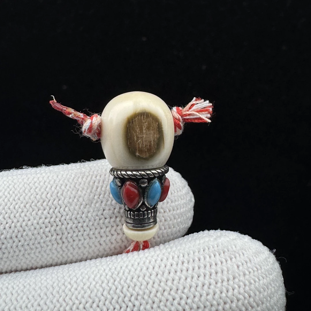 D4604天然猛犸牙分体三通12*23mm支持鉴定 假一罚四