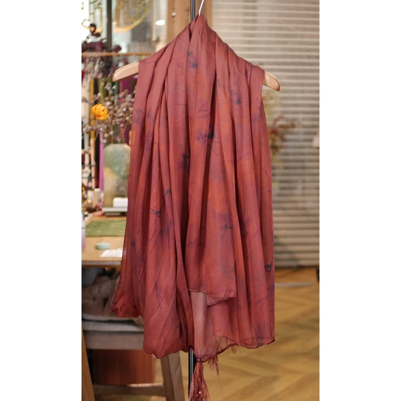 【玉溪非遗】慵懒文艺大尺寸丝巾百搭四季可用 披肩围巾    Y71198