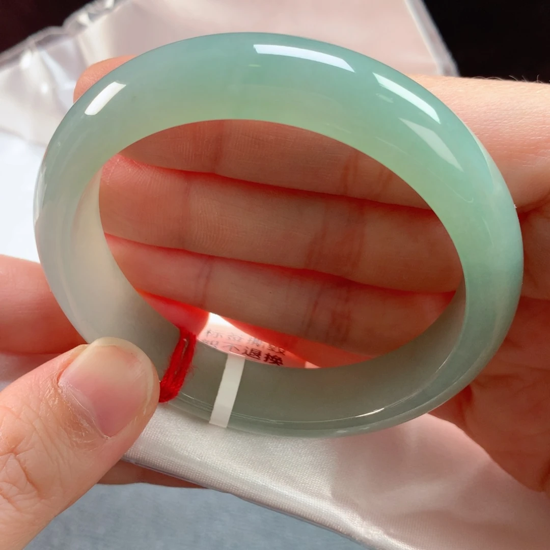 未镶嵌手镯翡翠缅甸天然翡翠手镯5657