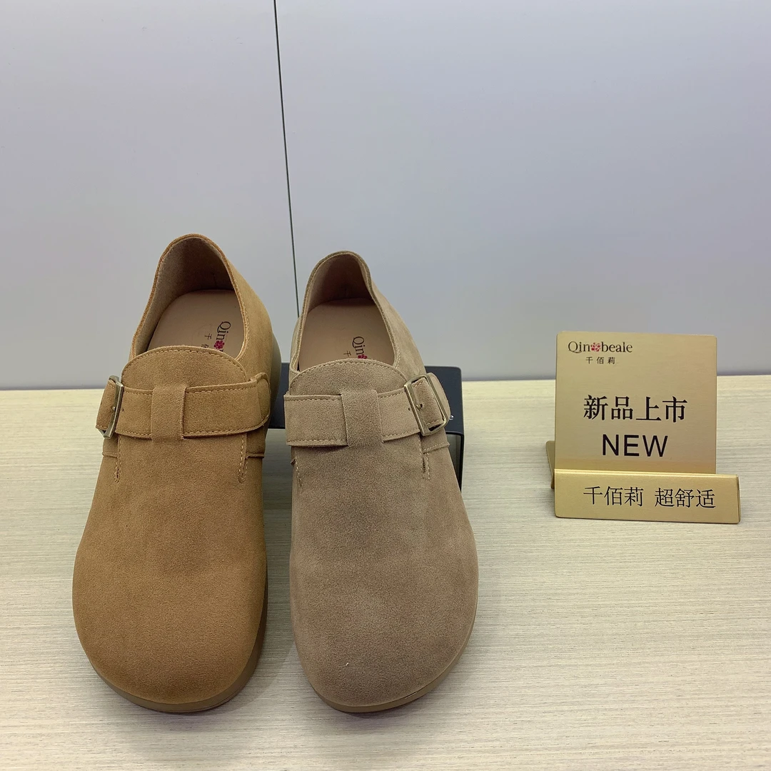 Qin&beale/千佰莉舒适百搭博肯鞋0251