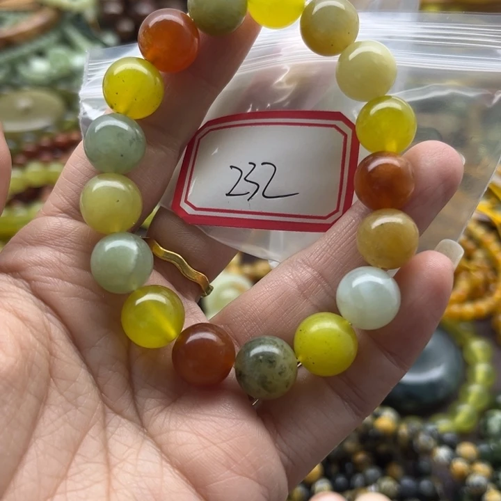 蛇纹石玉未镶嵌手链
