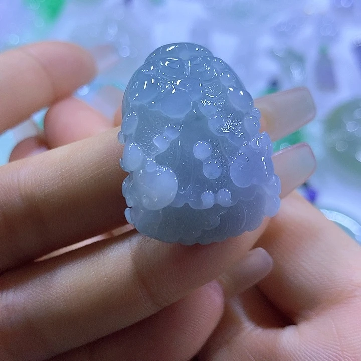 翡翠未镶嵌颈饰天然翡翠A货吊坠