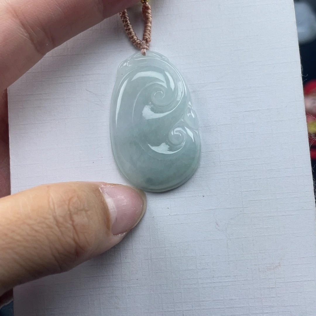 颈饰未镶嵌翡翠如意微瑕介意勿拍不退不换