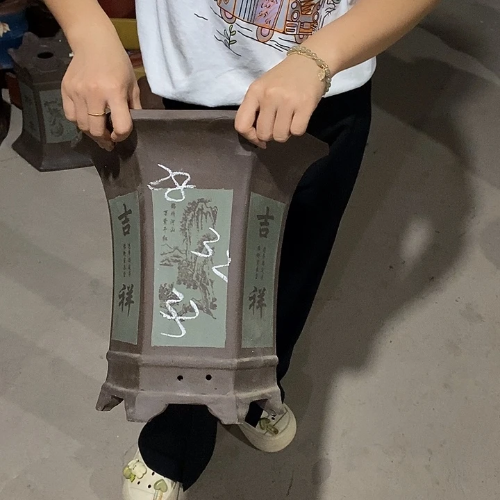 紫砂花盆紫砂花盆