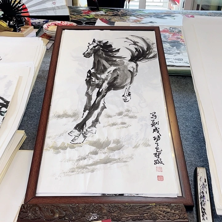 国画张圣敏先生纯手绘作品