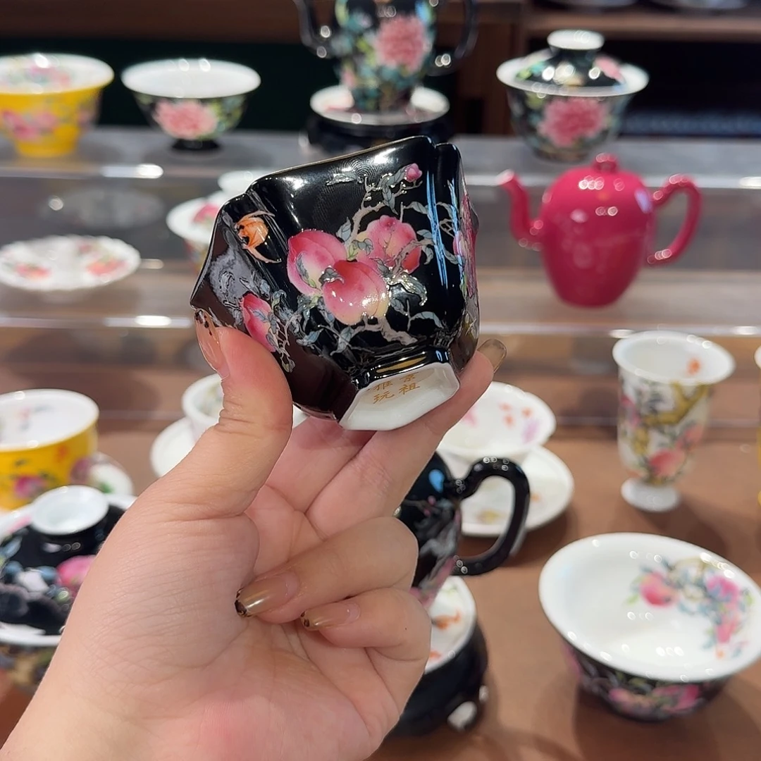 珐琅彩主人杯茶具套装