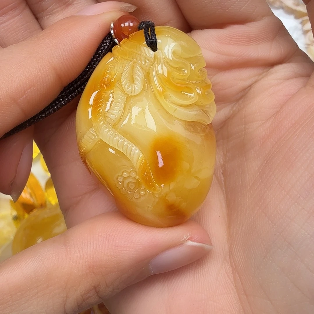 琥珀未镶嵌裸石你好