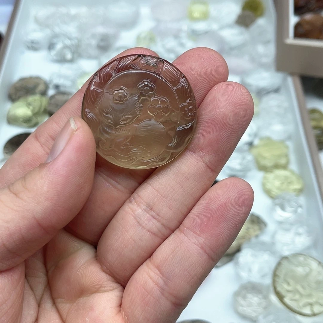 水晶吊坠(不含链)未镶嵌