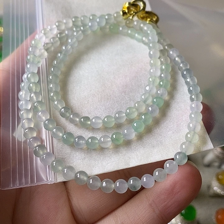 翡翠未镶嵌手链翡翠冰种