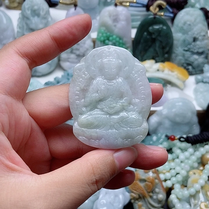 吊坠(不含链)未镶嵌翡翠1