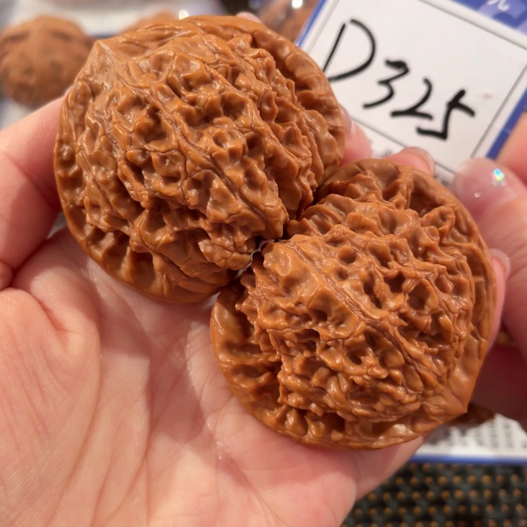 文玩核桃把件D325官帽50+