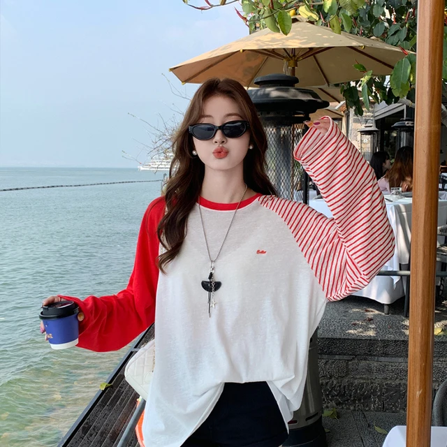龙妹家圆领长袖T恤女2025夏季新款棉麻防晒罩衫宽松独特漂亮上衣