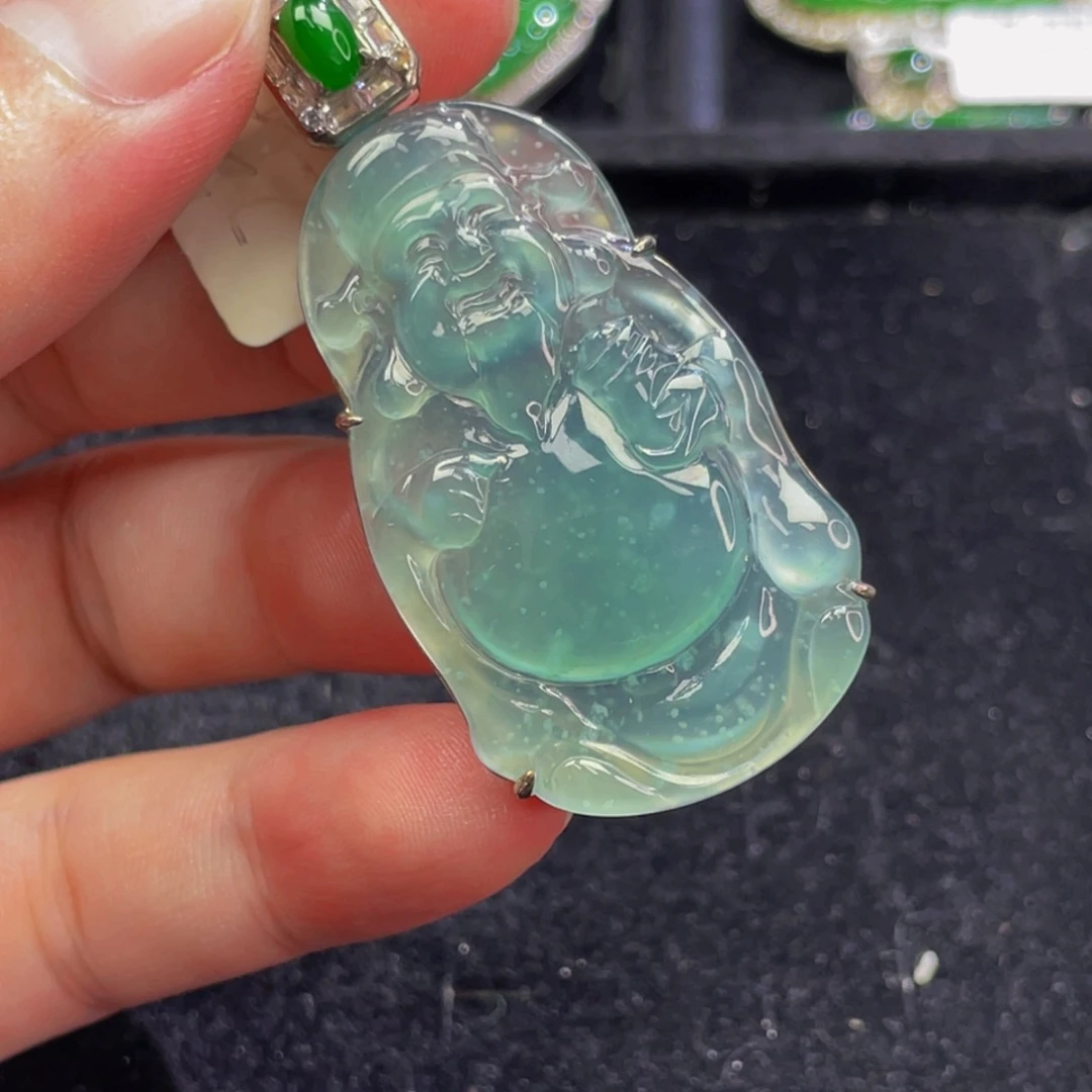 翡翠未镶嵌颈饰6，