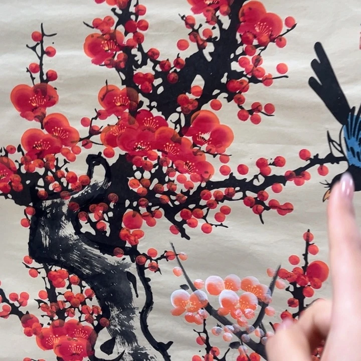 国画我的心好痛啊我的心真的好痛啊好痛啊好