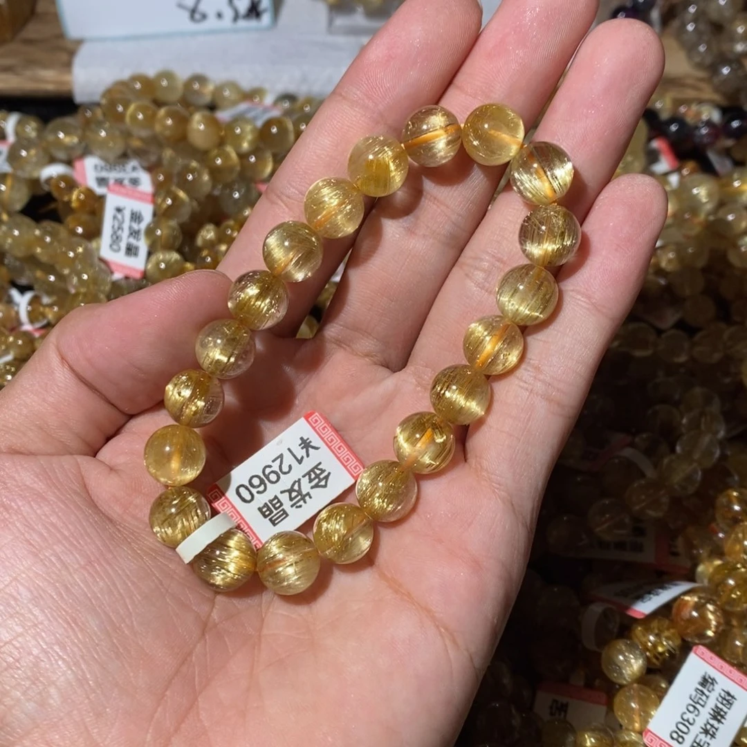 发晶手链未镶嵌10咪