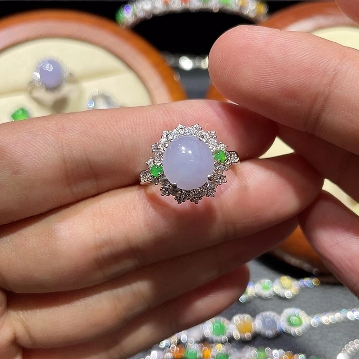 翡翠戒指未镶嵌戒指