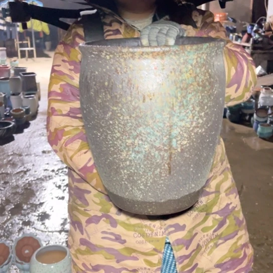 红陶口27高34瑕疵