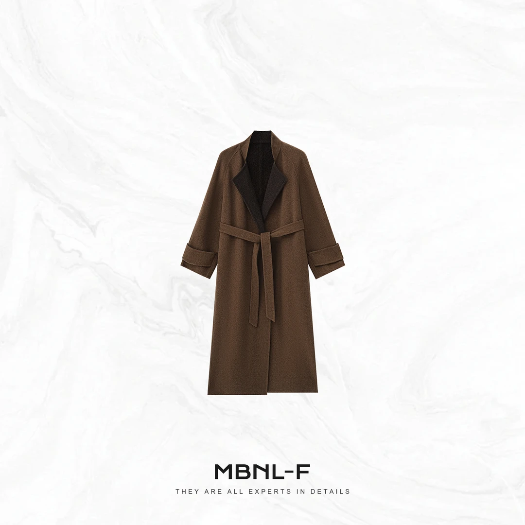 MBNL-F "中古美拉德" 经典毛呢极简大衣 秦磊XM-XDY1013