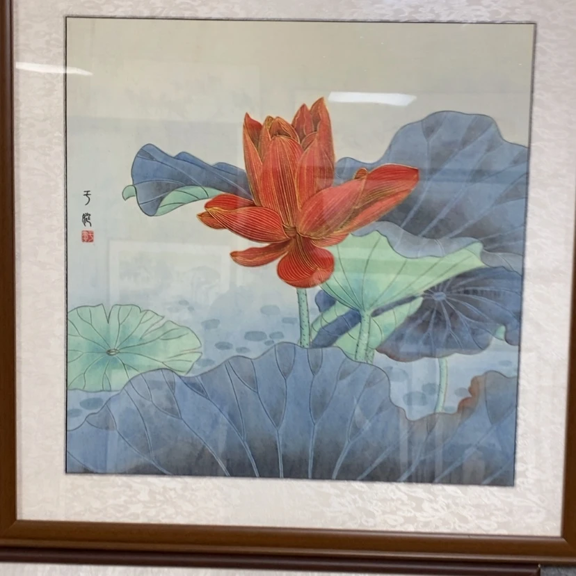 【闪购商品】国画手绘国画工笔带框